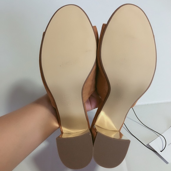 NEW! Halston Mules Cognac - Picture 5 of 7
